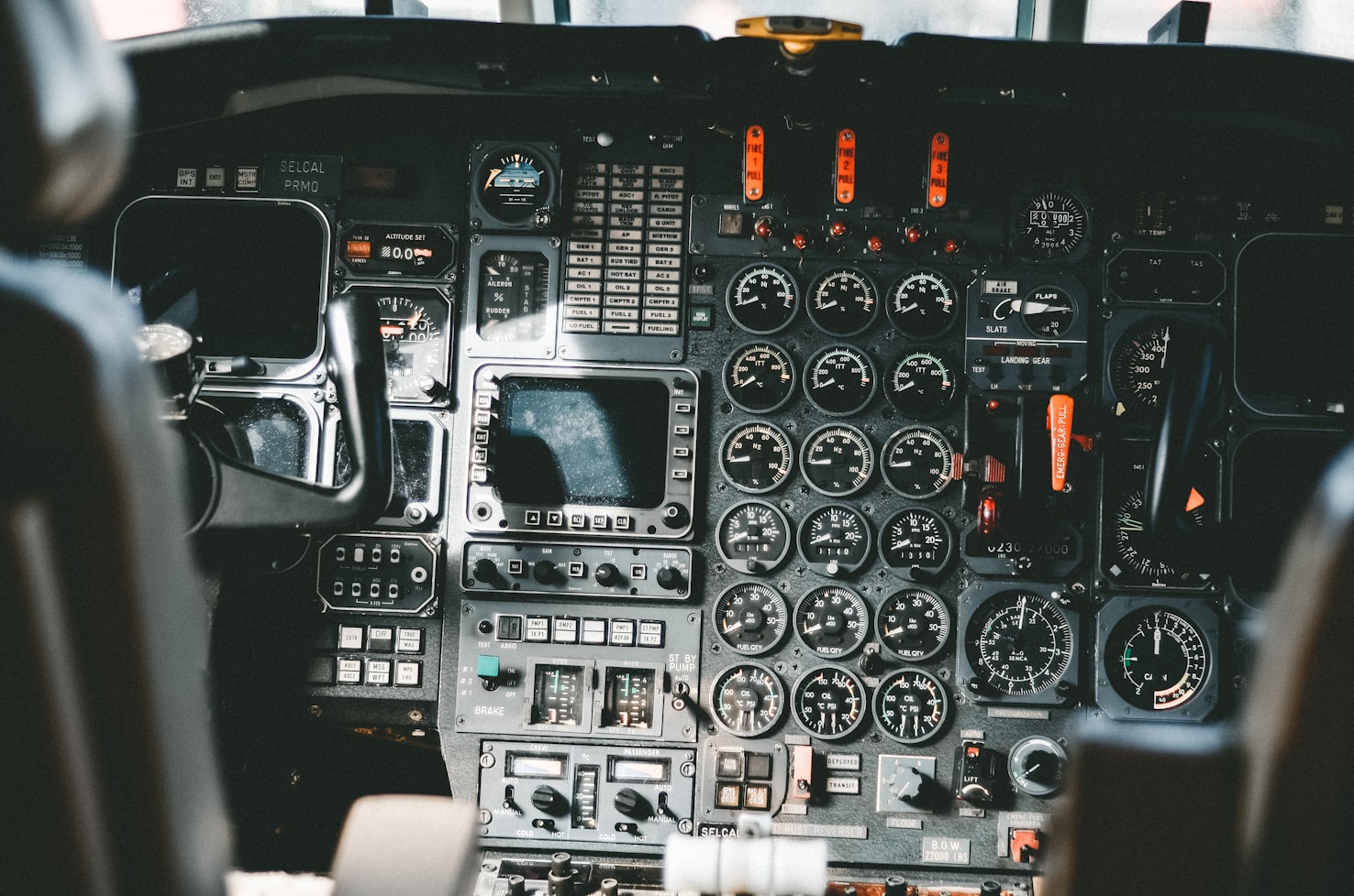 Aircraft at an airport gate